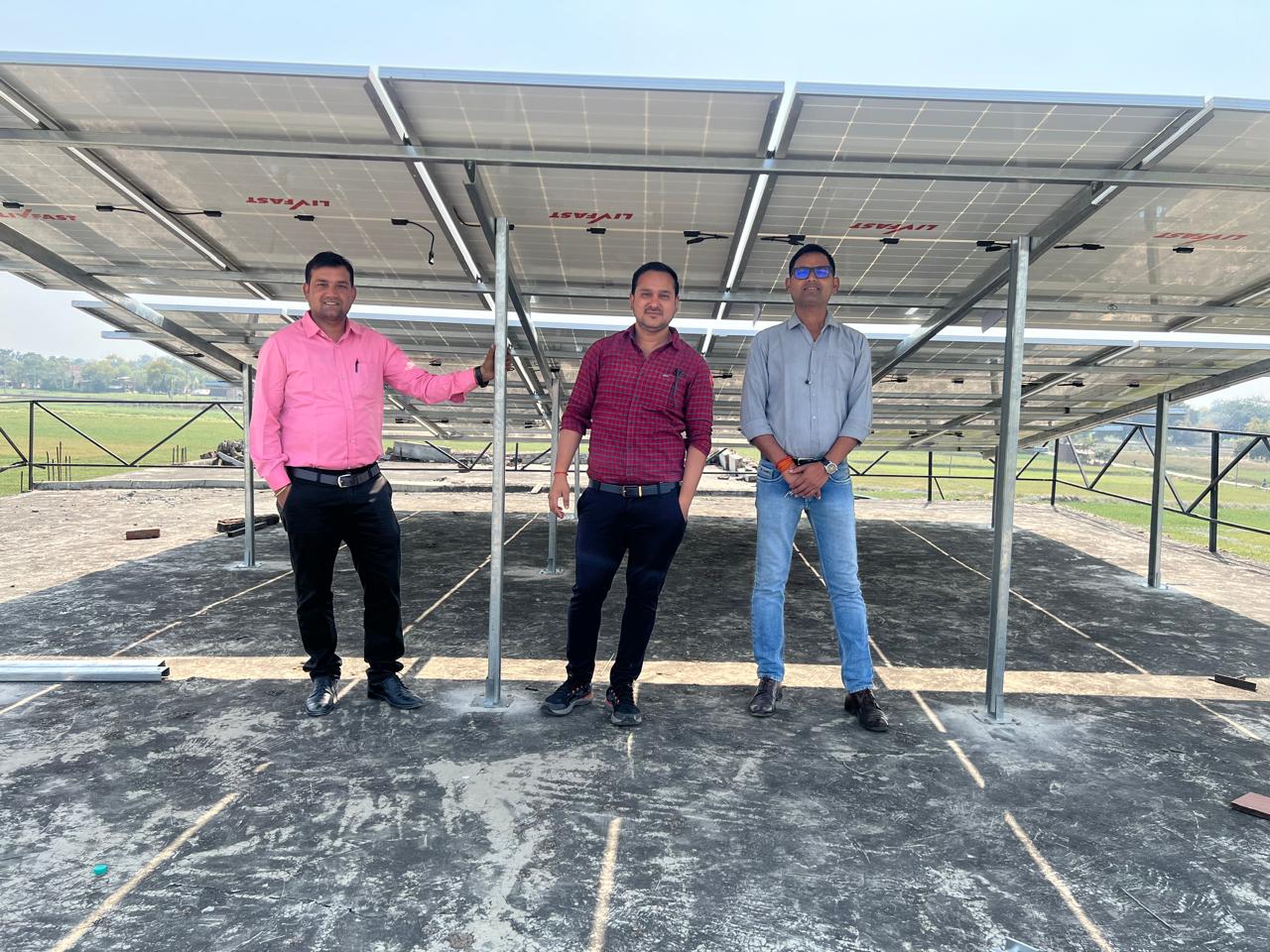 Industrial solar plant Agra UP